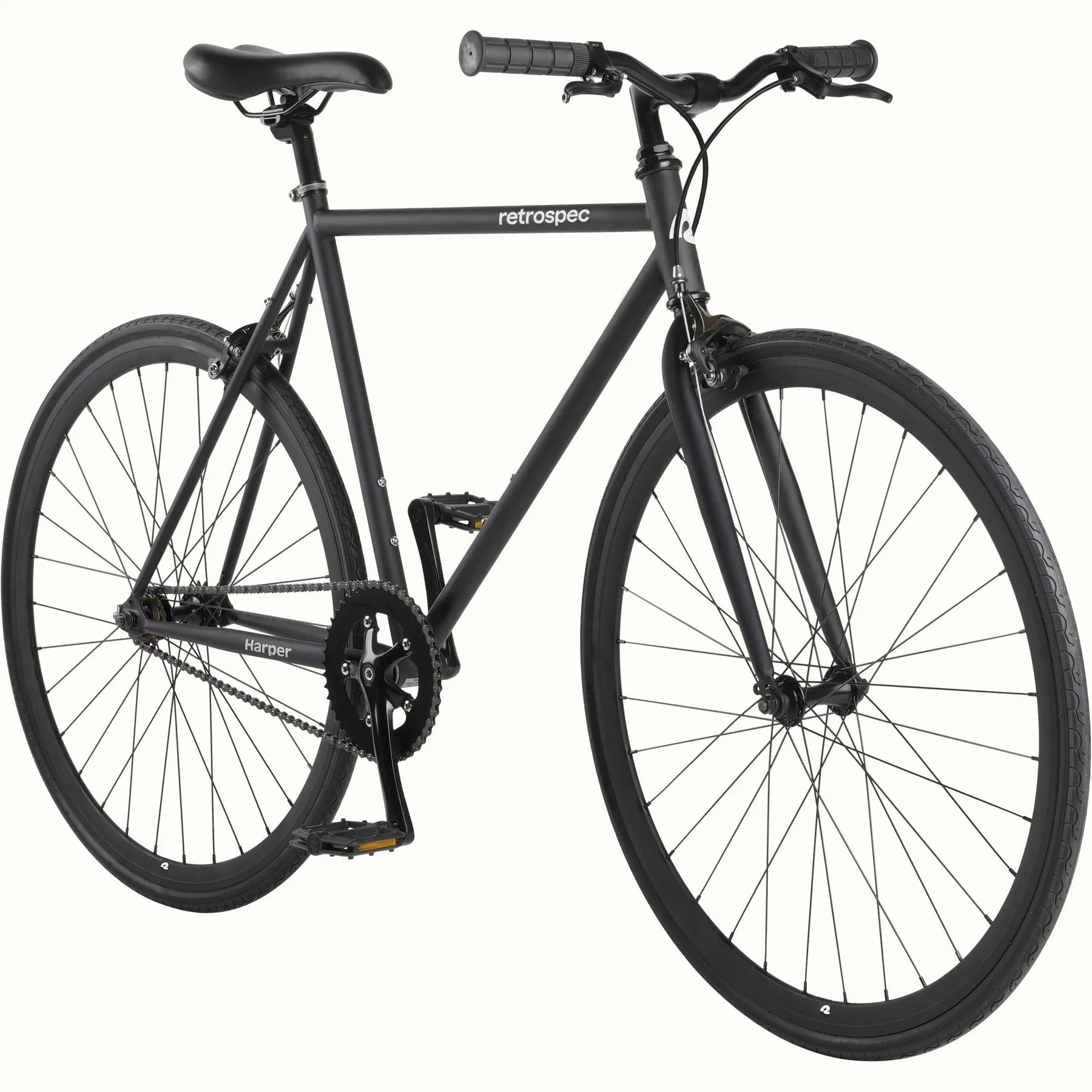 Retrospec Harper Fixie Bike - Single Speed - Black