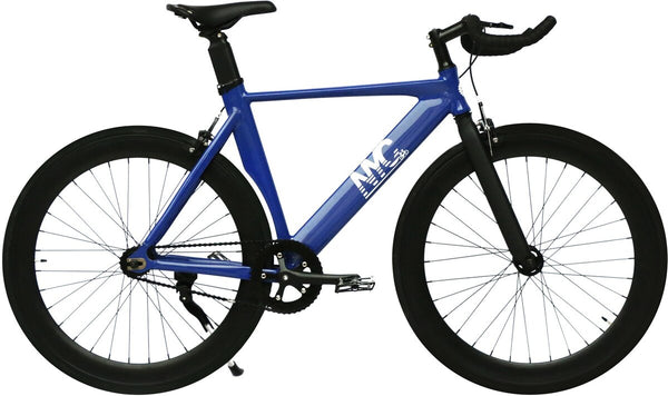 Bilda Bike - NYC Messenger Fixed Gear Single Speed - Blue