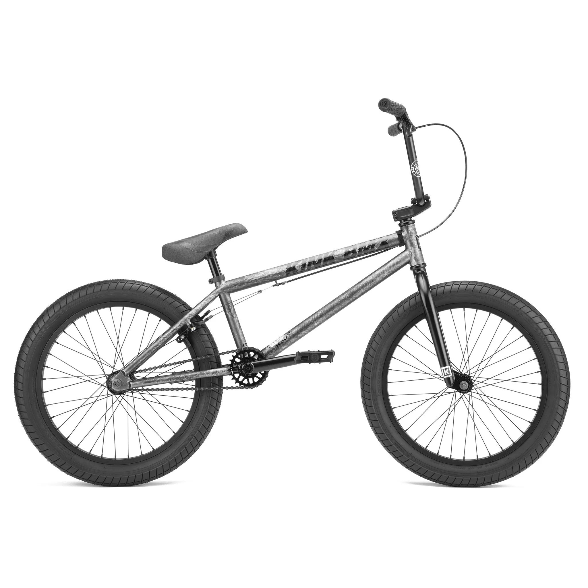 Kink Curb BMX Bike 2022 - Matte Brushed Silver