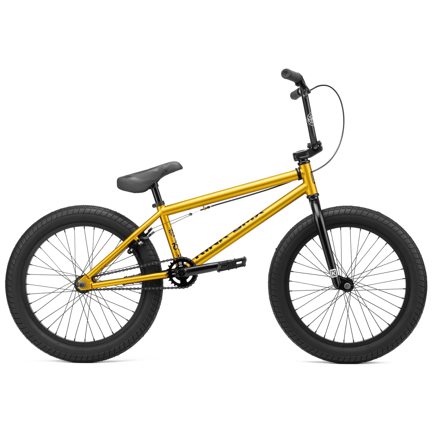 Kink Curb Complete BMX Bike 2023 Gold Guerrilla Bicycle Co